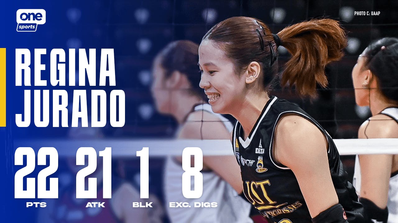 Regina Jurado hammers it down with 22 for UST against UP in win no. 4 | UAAP Highlights